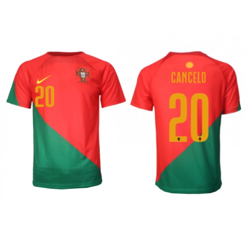 Fotballdrakt Herre Portugal Joao Cancelo #20 Hjemmedrakt VM 2022 Kortermet